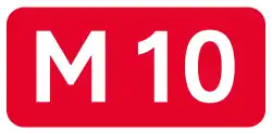 Highway M10 shield}}