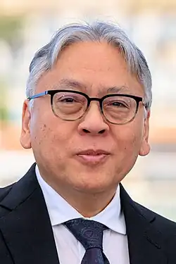 Potratits of Kazuo Ishiguro at the 2025 Cannes Festival