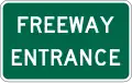 D13-3 Freeway entrance