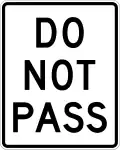 R4-1 Do not pass