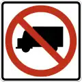 R5-2 No trucks