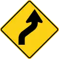W1-4R Reverse curve (right)