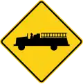 W11-8 Emergency vehicle