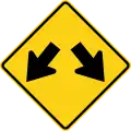 W12-1 Double arrow