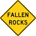 W8-14 Fallen rocks