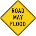 W8-18 Road may flood