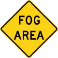 W8-22 Fog area