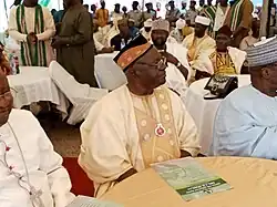 Zamani Lekwot during the Agwatyap's Buffet in honour of Gen. C.G. Musa, on 31 December 2023