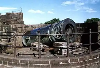 The Malik-i-Maidan at the western ramparts of Bijapur fort