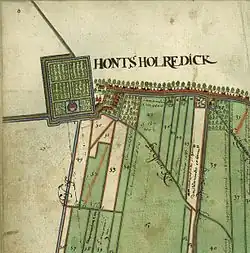 Map Honselersdijk 1620