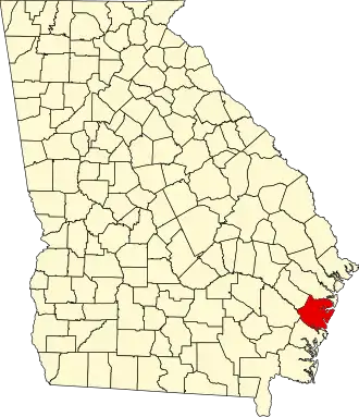State map highlighting McIntosh County