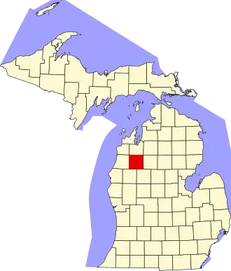 Wexford County map
