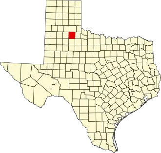 State map highlighting Motley County