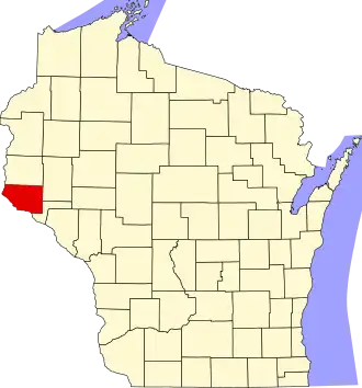 State map highlighting Pierce County