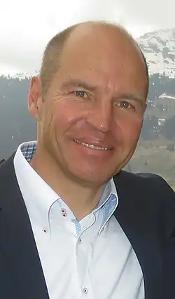 Color photograph of Marc Girardelli