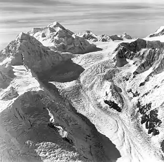 Mt. Tlingit (left) with Mt. Quincy Adams behind