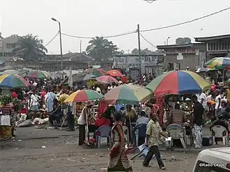Market in Matete