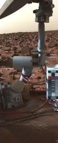 Frost on Mars.
