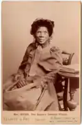 The full cabinet card photograph from July 18, 1892, taken by Elliott & Fry in London