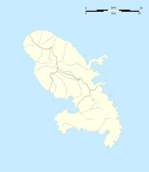 Trois-Rivières is located in Martinique
