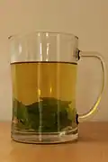 Serving of mint tea