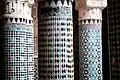 Zellij applied to curved surfaces in the Marinid Madrasa of Salé (14th century)