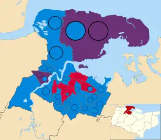 2015 results map