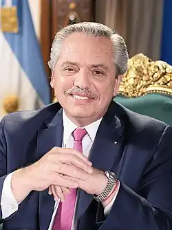 &nbsp;Argentina Alberto Fernández, President