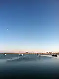 Boats docked during the winter at Messick Point