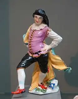 Mezzetin, by Johann Joachim Kaendler, Meissen, c. 1739