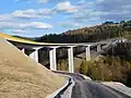 D3 in front of the western portal of the Poľana tunnel