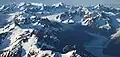 Columbia Peak in upper right corner of frame behind Mount Grosvenor