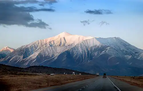 206. Mount Nebo is the highest summit of Utah's Wasatch Range.