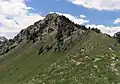 Approaching summit from northeast ridge