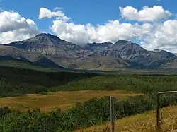 Mount Dungarvan left of centre