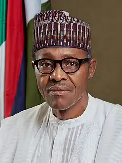 Head shot of Buhari