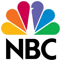 Logo for television network NBC