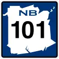 Route 101 marker