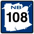 Route 108 marker