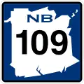 Route 109 marker
