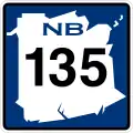 Route 135 marker