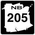 Route&nbsp;205 marker