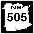 Route 505 marker