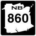 Route&nbsp;860 marker