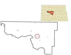 Location of Coleharbor, North Dakota