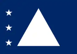 Flag of a National Oceanic and Atmospheric Administration Commissioned Officer Corps, vice admiral