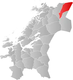 Røyrvik within Trøndelag