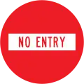 No Entry