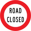 Road Closed
