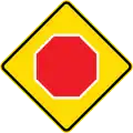 Stop ahead
